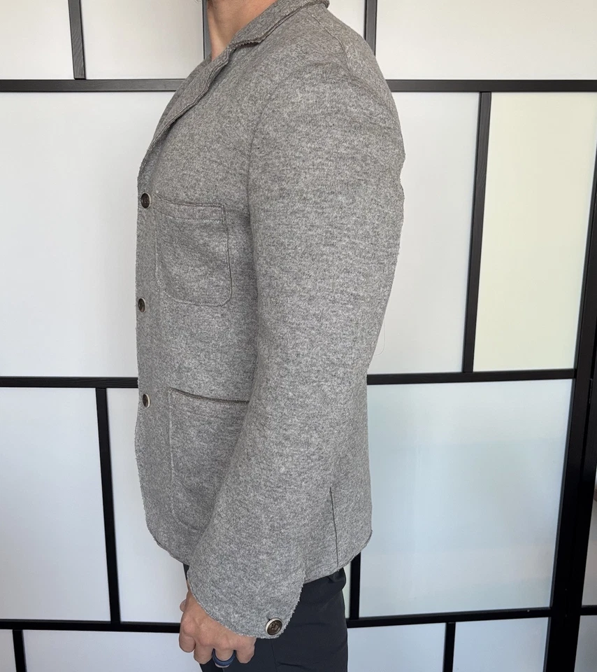 Patrick James Men's Wool Blend Sport Coat Unstructured Blazer 42R Quiet Luxury - Image 4 of 4