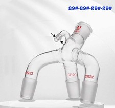 29# Borosilicate Three-pronged Vacuum Receiving Tube Lab Distillation Receiver