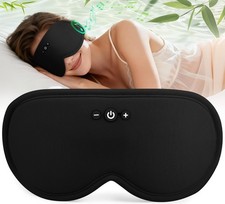 Bamboo 3D Bluetooth Sleep Mask Headphones, Ultra-Soft Bamboo Fiber Wireless S...