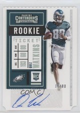 2020 Panini Contenders Rookie Ticket Stub 18/80 Quez Watkins #164 Auto 0u46
