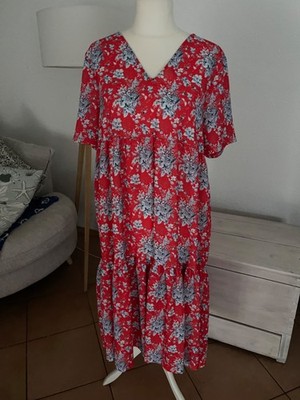 Süsses rotes Sommerkleid / Kleid v. Rich & Royal Gr. 42 neuwertig
