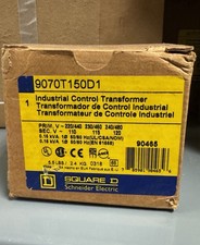 SQUARE D 9070T150D1 INDUSTRIAL CONTROL TRANSFORMER SCHNEIDER 90465 NEW