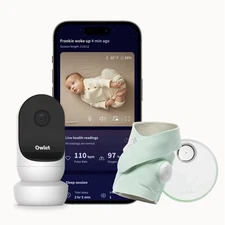 New Owlet Dream Duo 2 Smart Baby Monitor - Dream Sock +HD Video Wi-Fi Camera