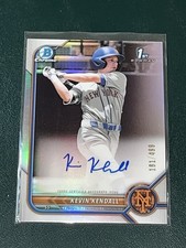 2022 Bowman Chrome Kevin Kendall REFRACTOR /499 AUTOGRAPH
