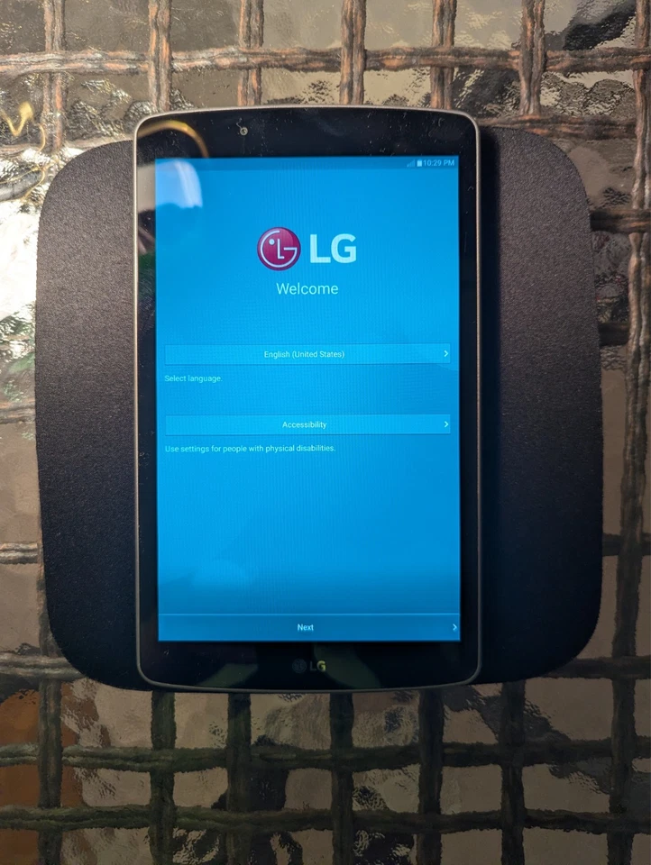 LG G PadF 8 Tablet Device / Reset To Factory Condition / AT&T Version / Working - Image 3 of 4