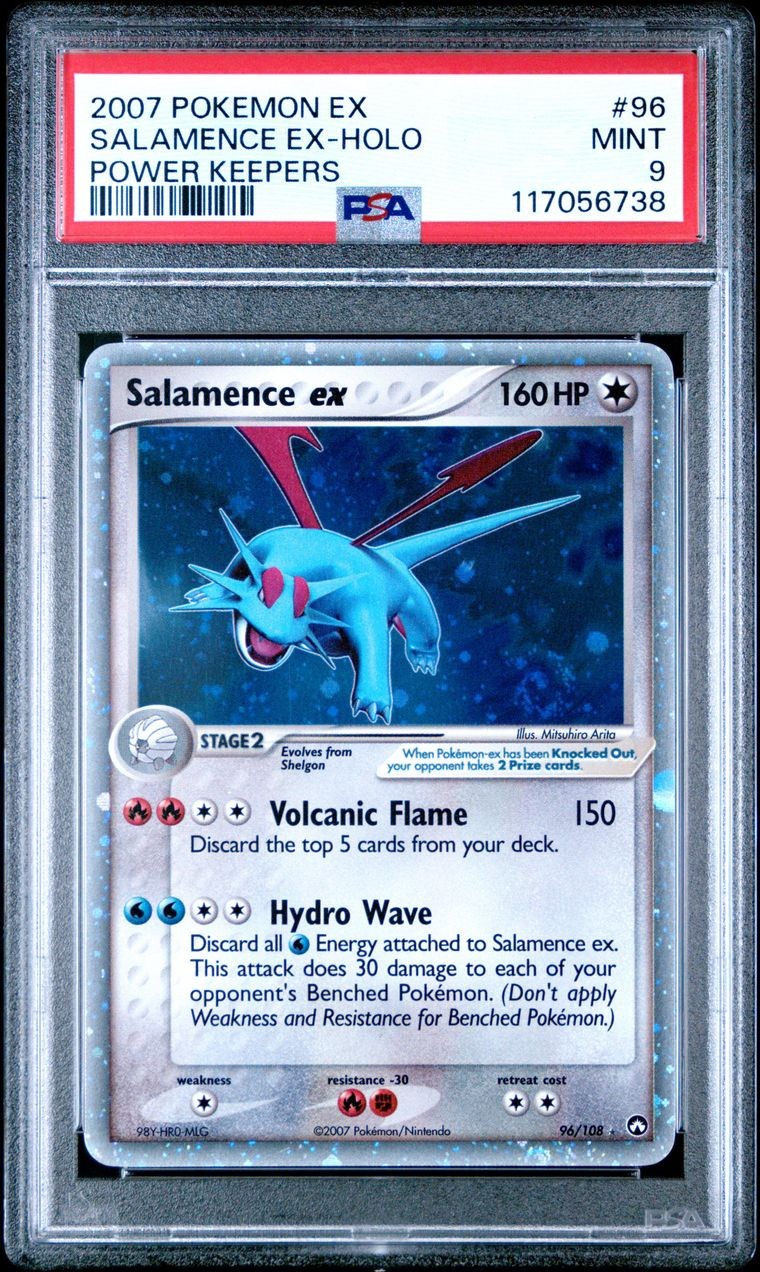 Salamence ex 96/108 Power Keepers Holo PSA 9