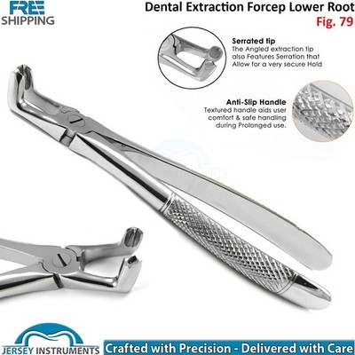 Dental Tooth Extraction Forceps Fig 79 Lower Root Surgical Dental Surgery Tools
