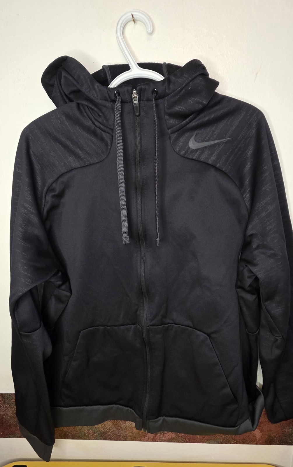 Nike Therma-Fit Fleece Full Zip Hoodie Black Men's XL #669977 color 010