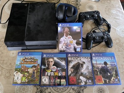 Sony PlayStation 4 500GB Spielkonsole - Schwarz (CUH-1004A)