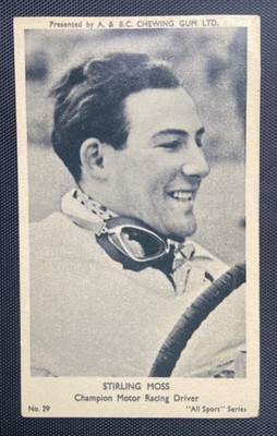 1954 A&BC All Sports Series Stirling Moss Motor Racing Formula 1 F1