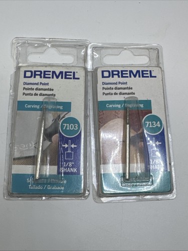 SET 2 PEZZI DREMEL PUNTI RUOTA DIAMANTATI 7103 7134 - Foto 1 di 2