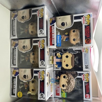 Funko Pop! Vinyl:Multiple Stranger Things Eleven with Eggos #421 & CHASE DAMAGED