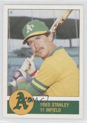 1982 Granny Goose Potato Chips Oakland A's Food Issue Fred Stanley 0b1