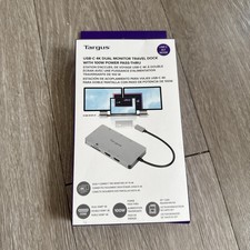 Targus USB-C Dual HDMI 4K Docking Station - Silver DOCK423TT 