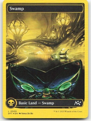 Swamp (First-Place FOIL) 509  FOIL  DFT Aetherdrift Magic MTG NM