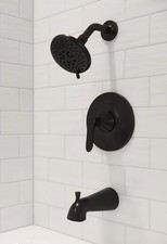 Pfister LG89-8WRB Weller Tub Shower Trim in Matte Black