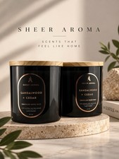 Sandalwood  Cedar Soy Candle   24 oz BEST SELLERS FREE SHIPPING 
