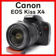 Canon EOS Kiss X4 DSLR Camera with 18-55mm Lens Used From Japan