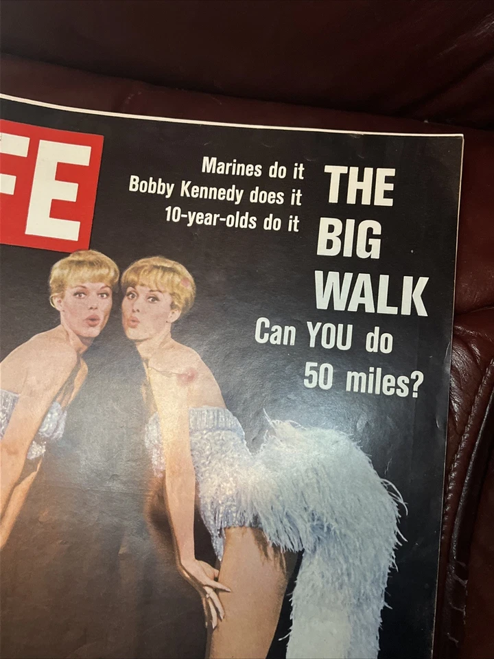 Life Magazine February 22, 1963 Kessler Twins Carol Burnett Khrushchev 60s Ads - Image 2 of 4