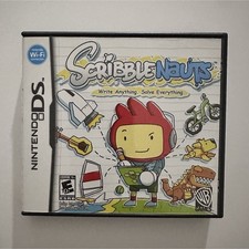Scribblenauts Nintendo DS with Manual, Case Cartridge