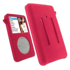 Red Case for iPod Classic 80gb/120gb/160gb Soft Skin Protect Sleeve Silicone Gel