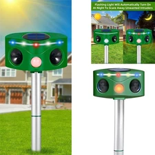 Solar Ultrasonic Animal Repellent Deer Repellent Devices with Motion Detection