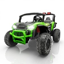 Kids 24V Ride on Toy Car Electric UTV 2-Seater 6mph with Parental Remote LED MP3