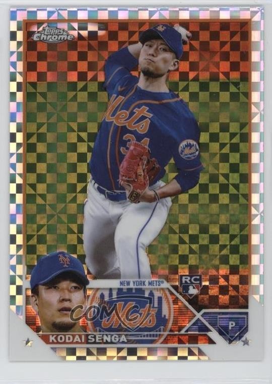 2023 Topps Chrome X-Fractor Kodai Senga #217 0q37