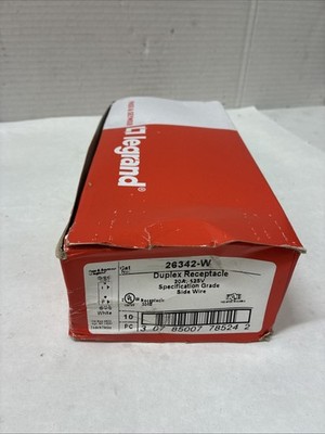 Pass & Seymour TR26342-W White Qty 10