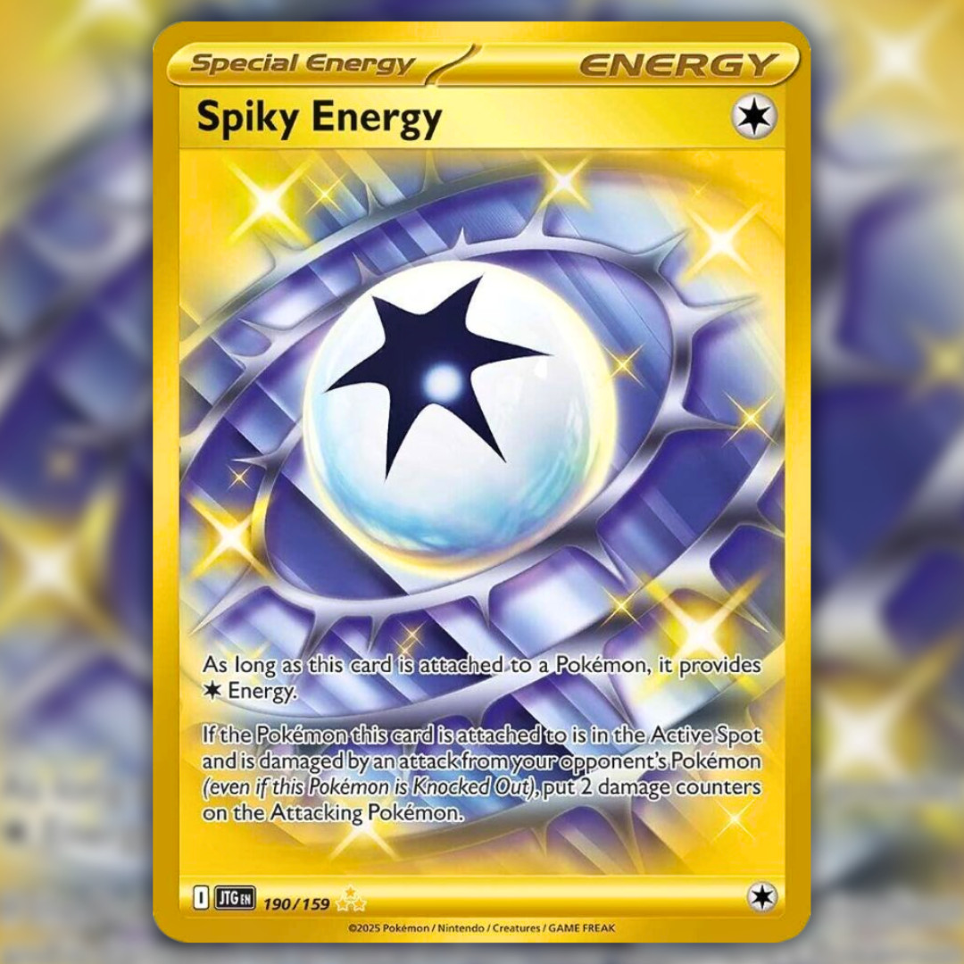 Spiky Energy 190/159 Hyper Rare Special Holo Pokemon Card (Journey Together) NM