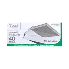 White Windowless Envelopes with Gummed Closure, 20 lb. All,Purpose Office Mail