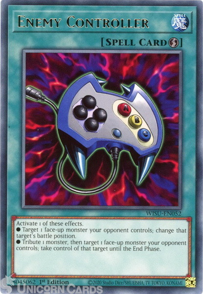 WISU-EN052 Enemy Controller :: Rare 1st Edition Mint YuGiOh Card