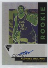 2022-23 Panini Chronicles Draft Picks Flux Rookie /99 Alondes Williams Auto RC
