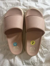 Reef Cushion Bondi Bay Women’s Slides – Size 9 Cameo Rose | Lightweight Comfort