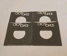 45 RPM 7" RECORD SLEEVES CO. SLEEVE 4 PACK SEE PHOTO Crossover Records SLV392