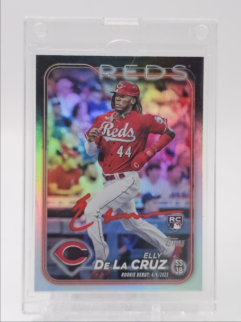 ELLY DE LA CRUZ 2024 TOPPS UPDATE SERIES ROOKIE DEBUT RAINBOW RC Q3266