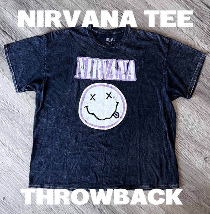 Nirvana Band T-Shirt Grunge Music Merchandise