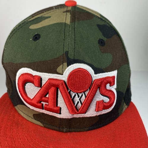 Cleveland Cavaliers Hat Cap Snap Back Camo New Era NBA Basketball Cavs Mens - Picture 4 of 13