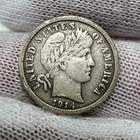 1914 Barber Dime. 90% Silver.  Nice Higher Grade Old US Coin!