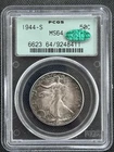 1944-S Liberty Walking Half Dollar Silver 50C PCGS MS64 CAC 9248411