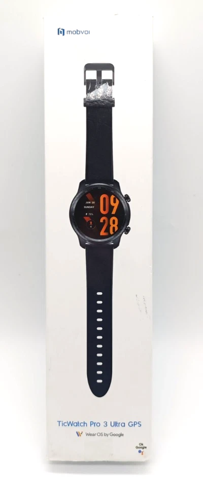 Mobvoi TicWatch Pro 3 Ultra GPS Smartwatch 48mm Edelstahlgehäuse, Foto 1 von 5