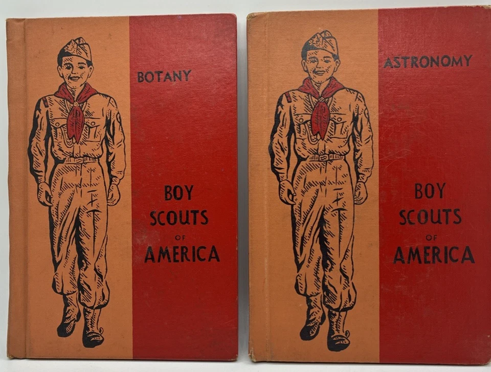Vintage Boy Scouts Merit Badge 1960s HC lot of 5, ex-lib            WH 80302Y - Image 3 of 4
