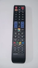 Samsung TV Remote Control AA59-00784C Smart Hub Netflix Black Replacement Used