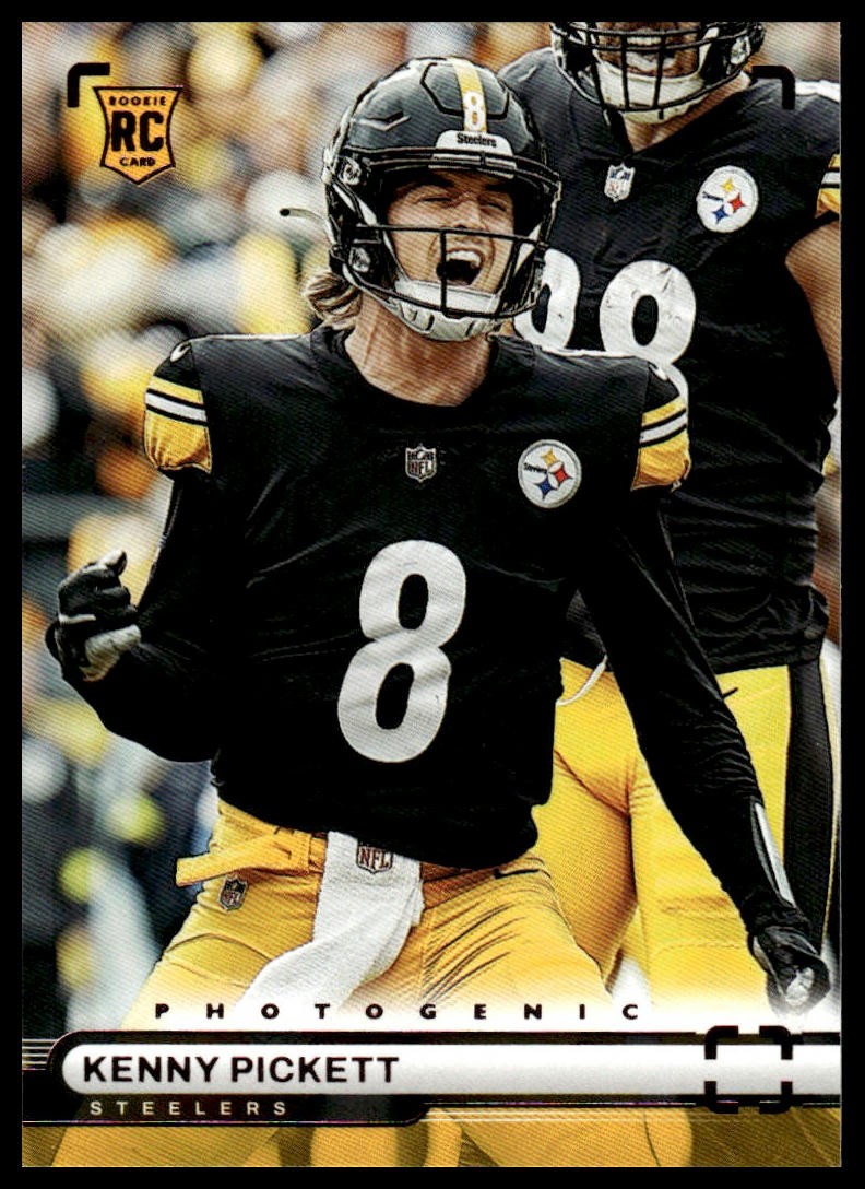 2022 Panini Chronicles #PH-28 Kenny Pickett Photogenic Holo Pink