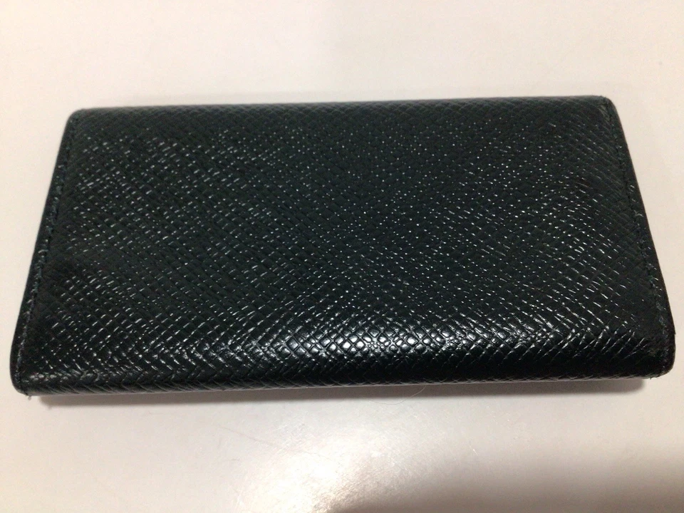 LOUIS VUITTON PARIS Cuero Taiga Verde LLAVERO / ESTUCHE LLAVERO / CÓDIGO CA0937 Foto 3 de 4