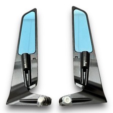 Rizoma Stealth Naked Winglet Mirrors Pair Bla...