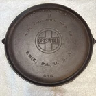 Griswold 616 - 10 1/2 Cast Iron Skillet , Bail Handle scarce