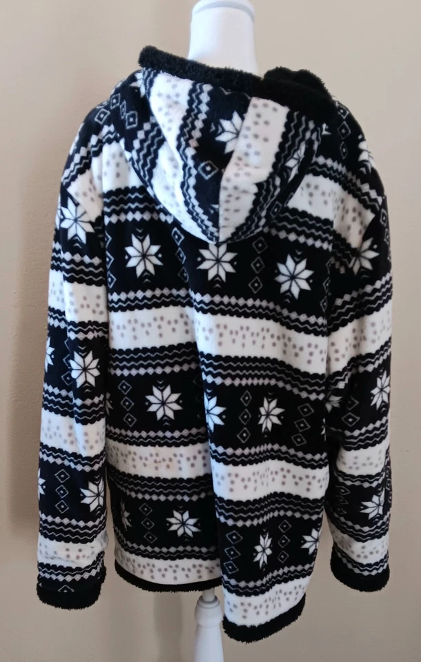 Chaqueta de Colección Trail Crest Outdoorsman Polar con Cremallera 3XL Invierno Nórdico Nieve Negro Blanco Foto 2 de 4