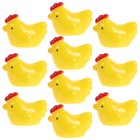 10 Pcs Chicken Coop Accessories Micro Landscape Animal Ornaments Mini Figurines