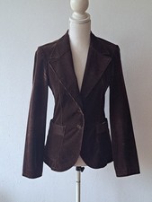 Vintage Damen Jacke Blazer Baumwoll Cord braun Größe 38/40 Mustang